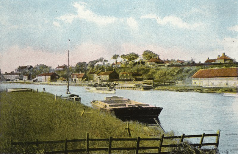Reedham, från Railway Bridge av English Photographer