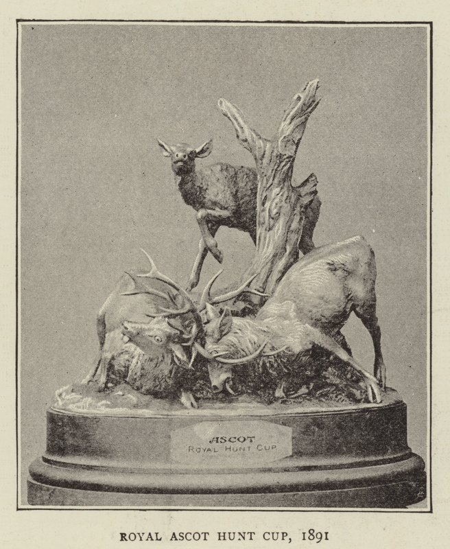Royal Ascot Hunt Cup, 1891 av English Photographer