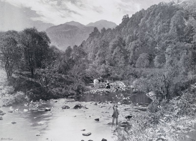 Skottland: In the Trossachs Glen (s/v foto) av English Photographer