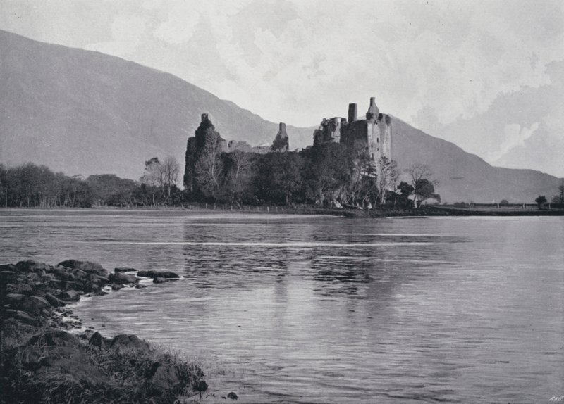 Skottland: Kilchurn Castle (s/v foto) av English Photographer