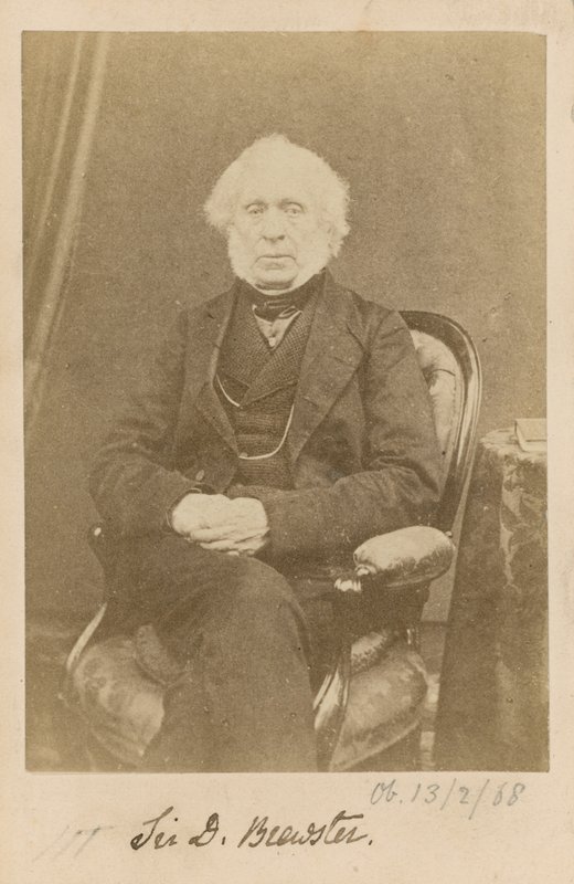 Sir D Brewster av English Photographer
