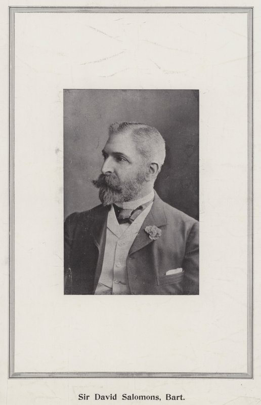 Sir David Salomons, baronet av English Photographer