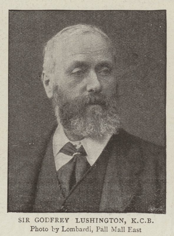 Sir Godfrey Lushington, KCB av English Photographer