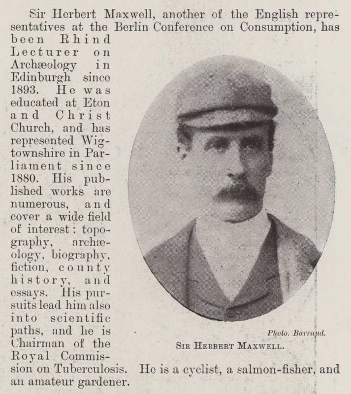 Sir Herbert Maxwell av English Photographer