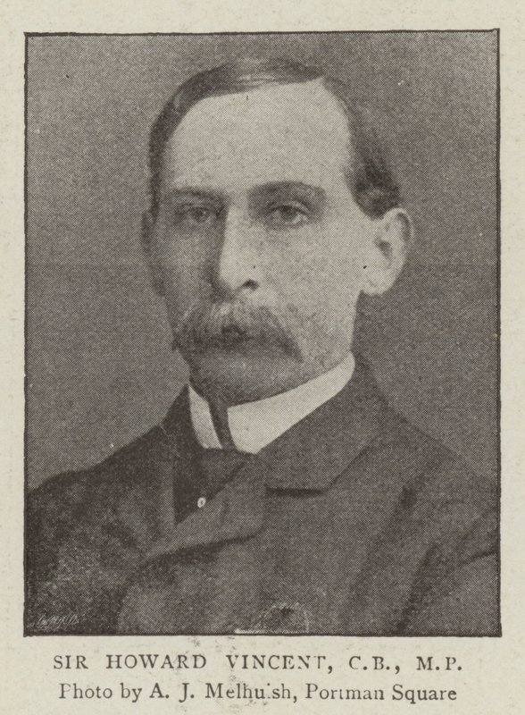 Sir Howard Vincent, CB, MP av English Photographer