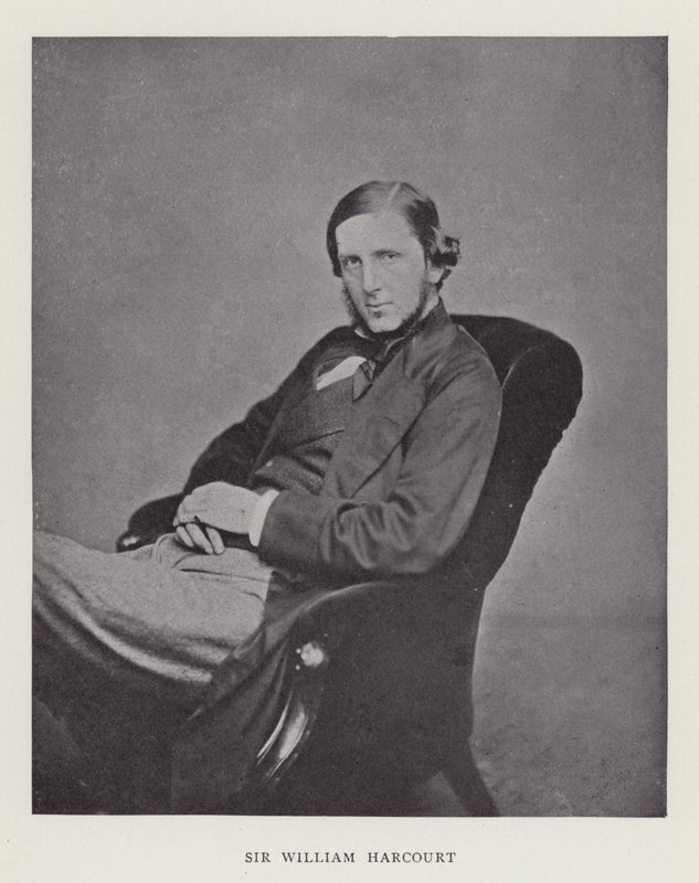 Sir William Harcourt av English Photographer