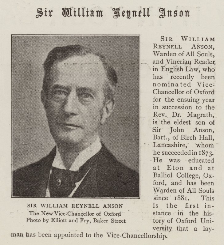 Sir William Reynell Anson av English Photographer