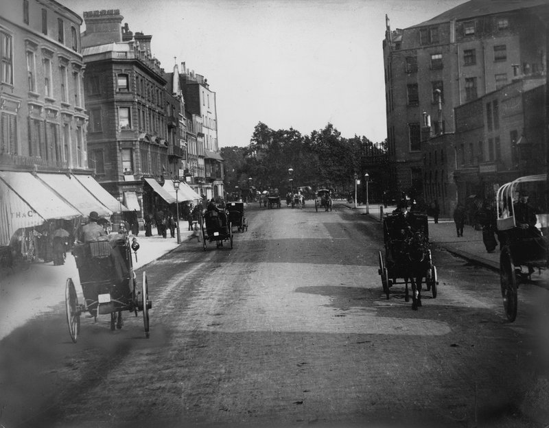 Södra änden av Edgware Road, London av English Photographer