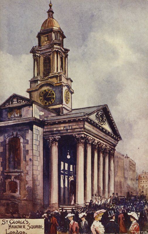 St Georges, Hanover Square, London av English Photographer