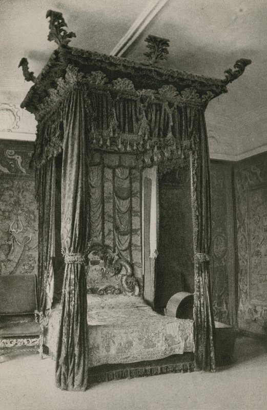 State Bedroom, Haddon Hall av English Photographer