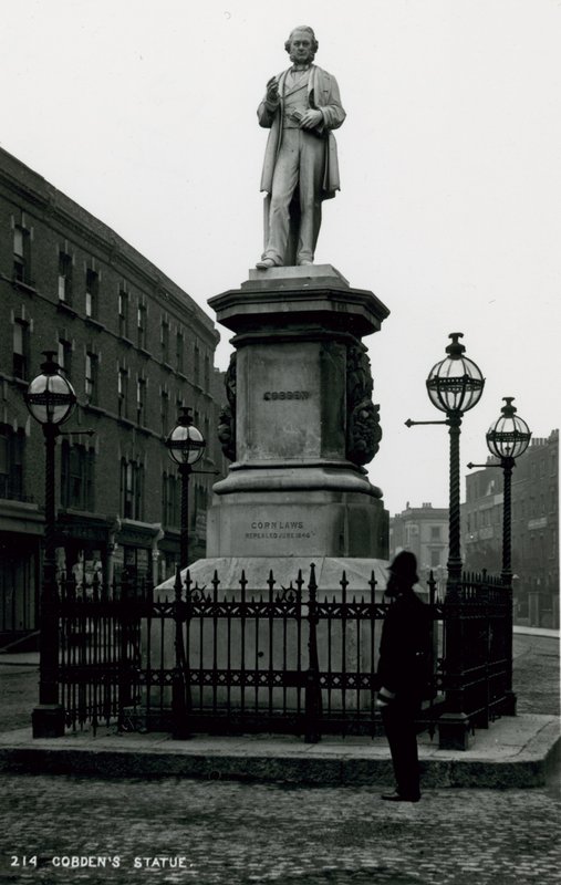 Staty av Richard Cobden av English Photographer