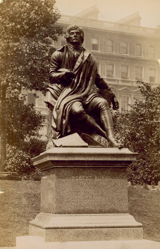 Staty av Robert Burns av English Photographer