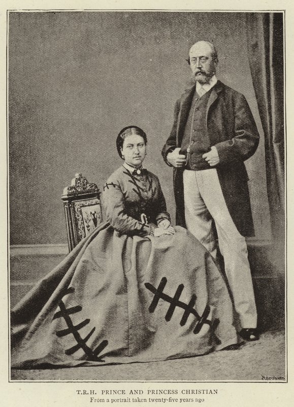 T R H Prins och Prinsessan Christian av English Photographer