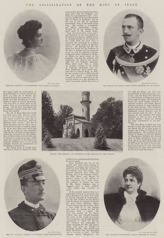Mordet på kungen av Italien av English Photographer