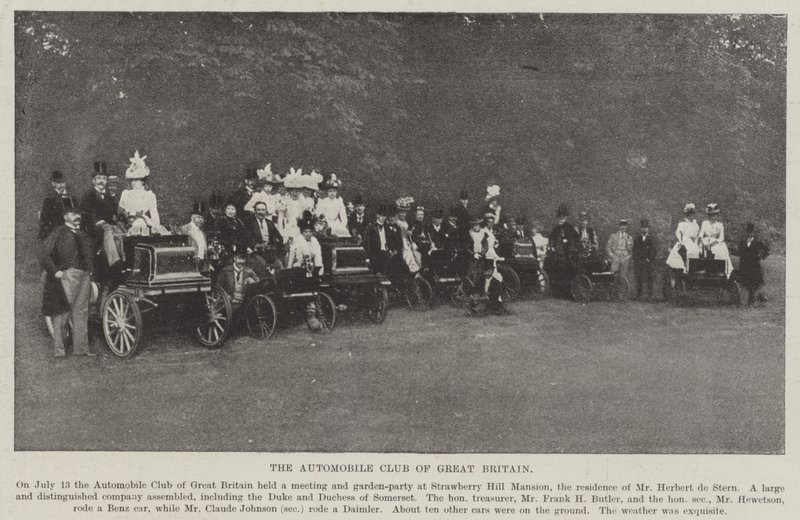 Automobilklubben i Storbritannien av English Photographer