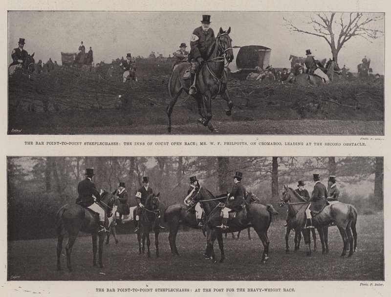 The Bar Point-to-Point Steeplechases av English Photographer