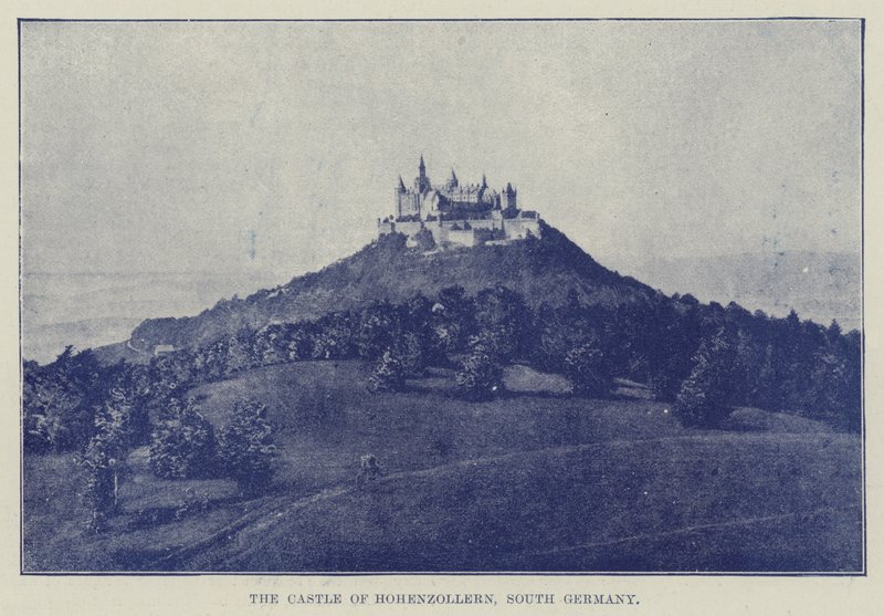Slottet i Hohenzollern, södra Tyskland av English Photographer
