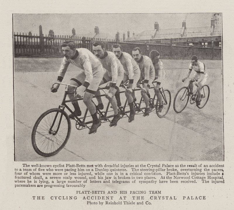 Cykelolyckan vid Crystal Palace av English Photographer