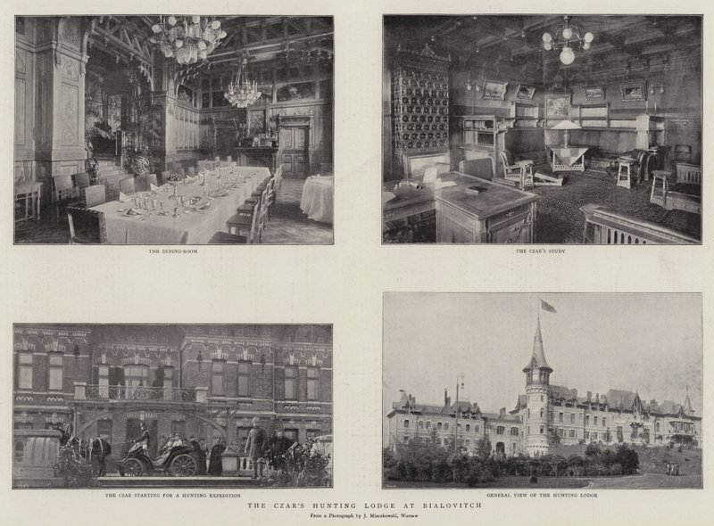 Czars Hunting Lodge i Bialovitch av English Photographer