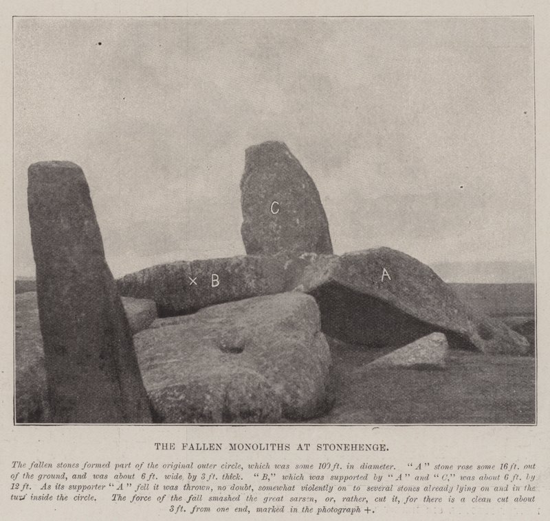 De fallna monoliterna vid Stonehenge av English Photographer