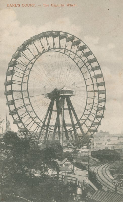 The Gigantic Wheel, Earls Court, London av English Photographer