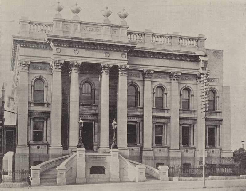 Houses of Parliament, Adelaide av English Photographer