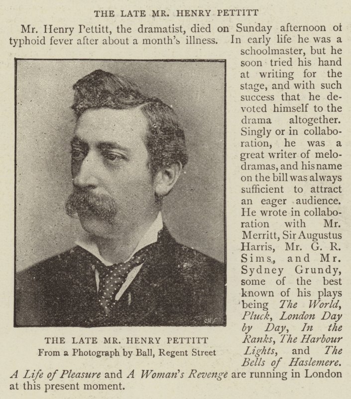 Den framlidne herr Henry Pettitt av English Photographer