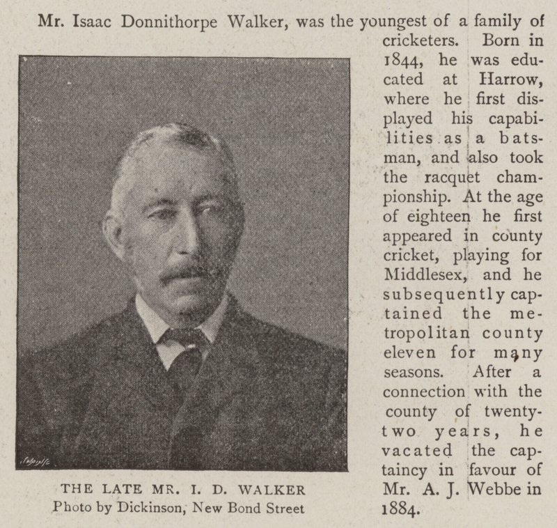 Den framlidne Mr I D Walker av English Photographer