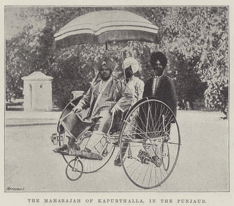 Maharajah av Kapurthalla, i Punjaub av English Photographer
