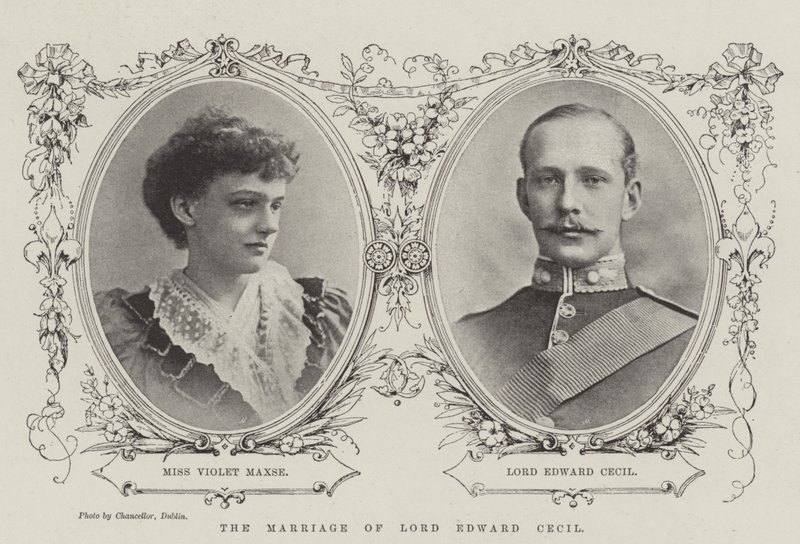 Lord Edward Cecils äktenskap av English Photographer