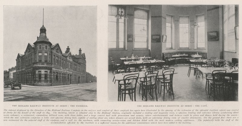 Midland Railway Institute i Derby av English Photographer