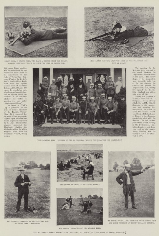 National Rifle Associations möte i Bisley av English Photographer