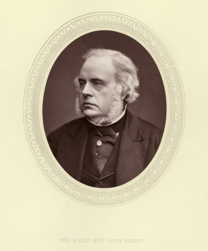Den högra Hon. John Bright av English Photographer