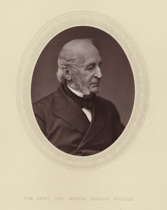 Den högra Hon. Spencer Horatio Walpole av English Photographer