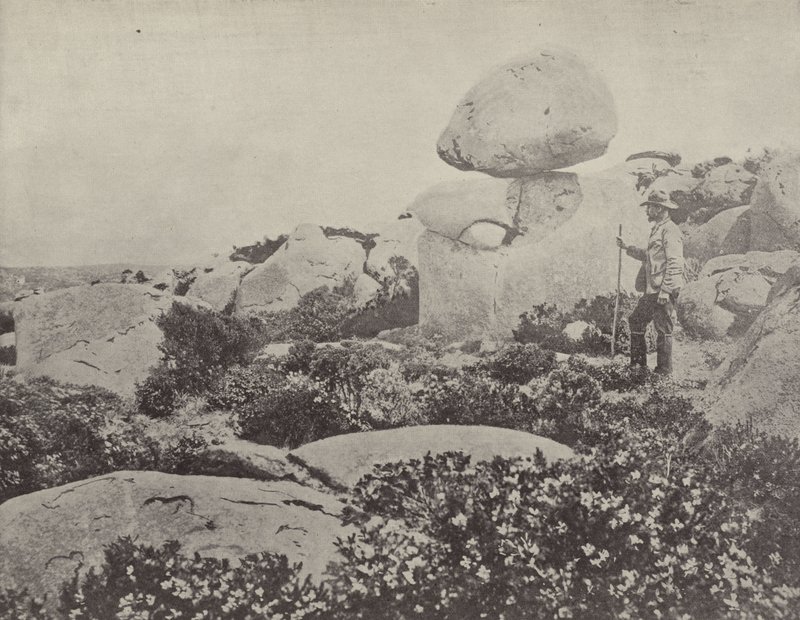 The Rocking Stone, Hobart av English Photographer