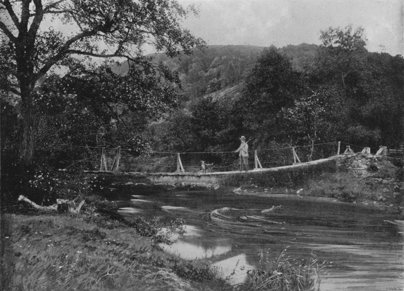 The Shaky Bridge, Llandrindod Wells av English Photographer
