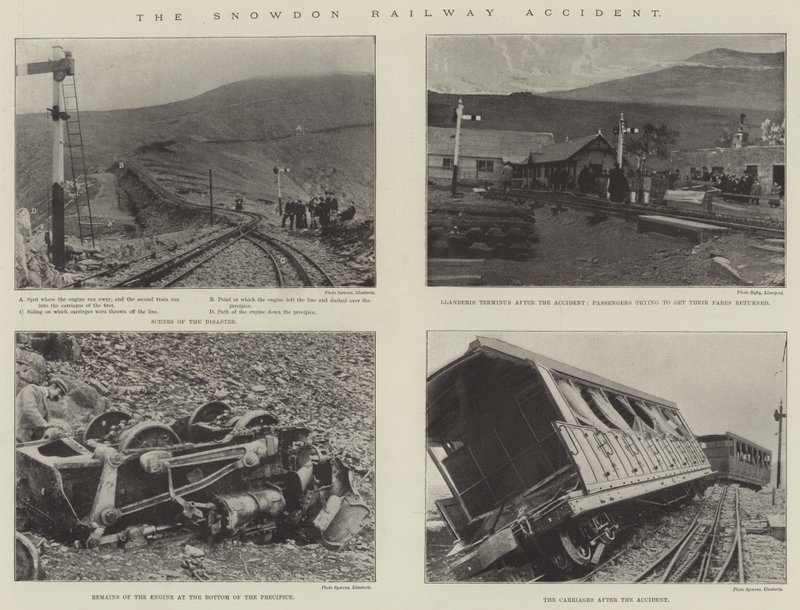 Järnvägsolyckan i Snowdon av English Photographer