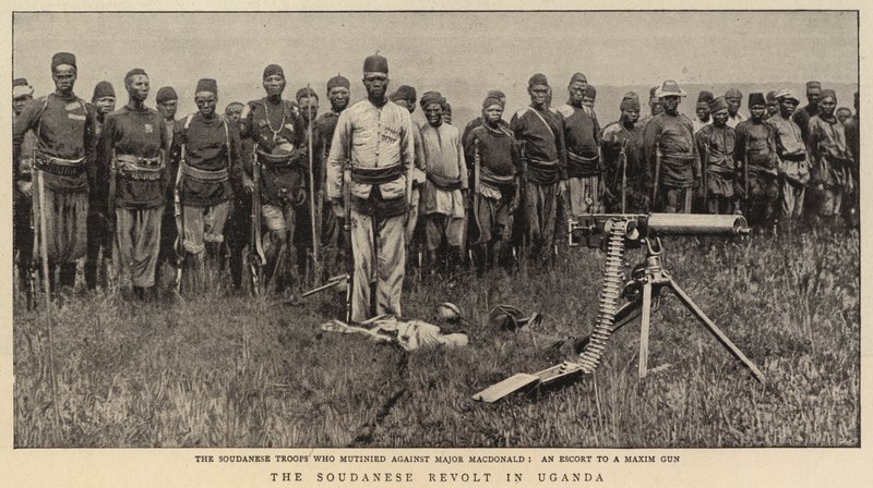 Soudanesiska revolten i Uganda av English Photographer