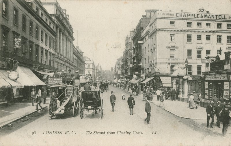 The Strand från Charing Cross, London av English Photographer