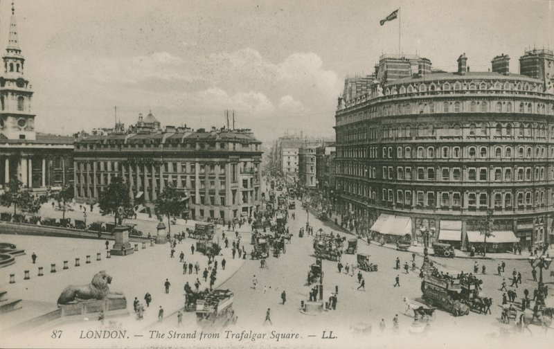 Stranden från Trafalgar Square, London av English Photographer