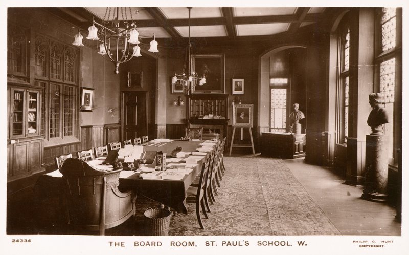 Styrelserummet i St Pauls School av English Photographer