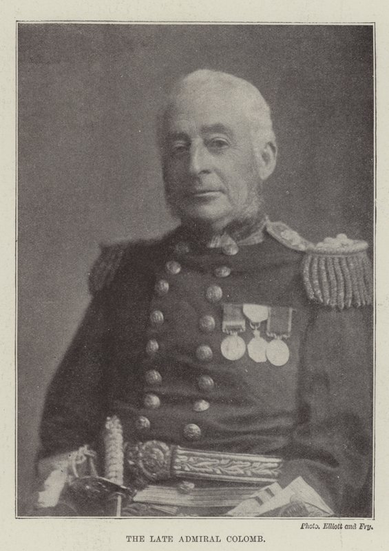 Avlidne amiral Colomb av English Photographer