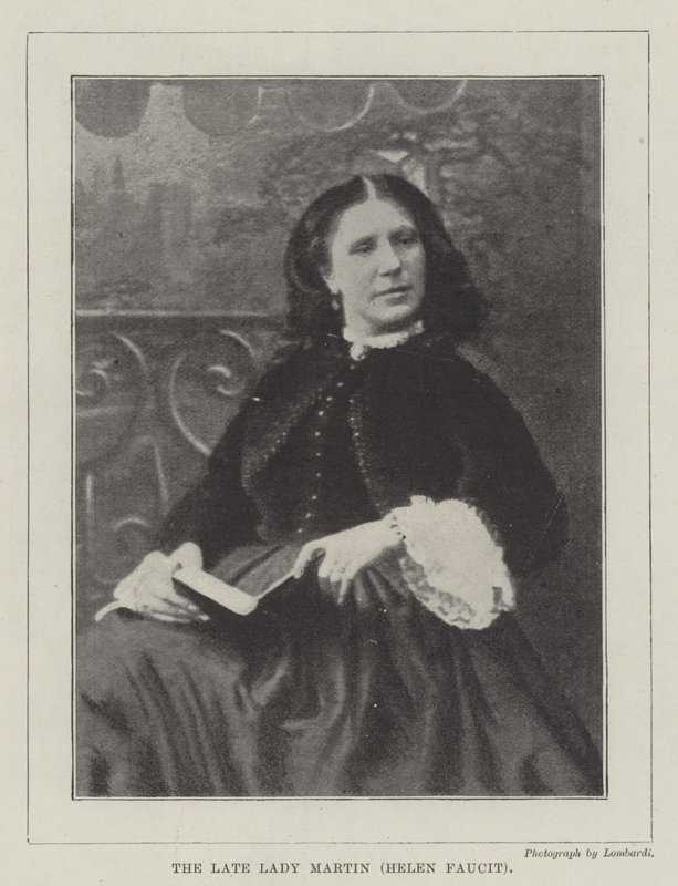 Den sena Lady Martin (Helen Faucit) av English Photographer