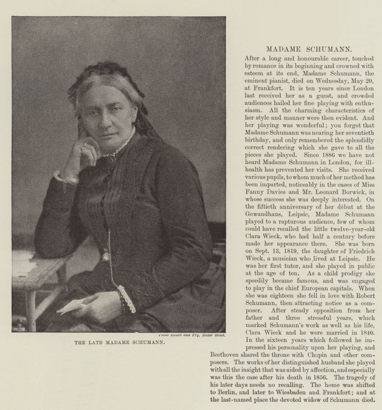 Den framlidne Madame Schumann av English Photographer