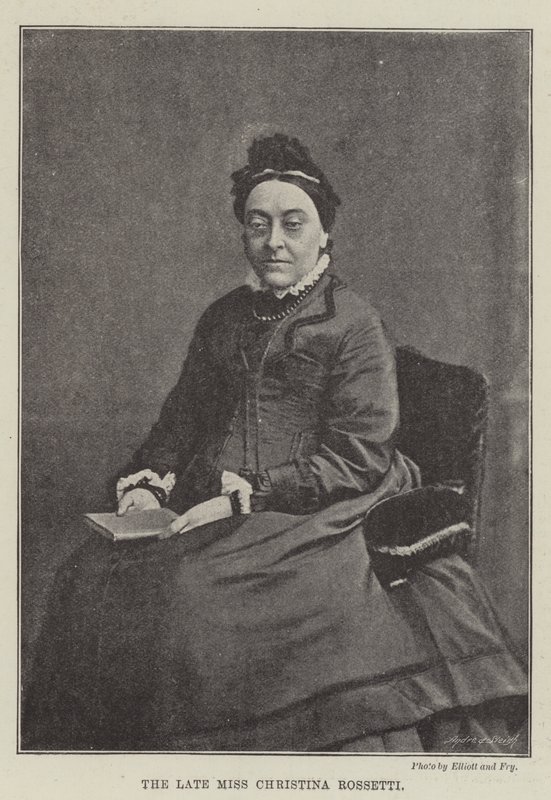 Framlidna fröken Christina Rossetti av English Photographer