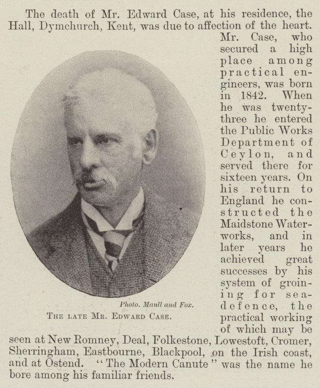 Den bortgångne Mr Edward Case av English Photographer