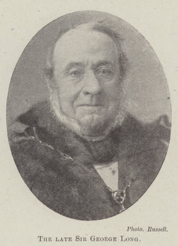 Den bortgångne Sir George Long av English Photographer