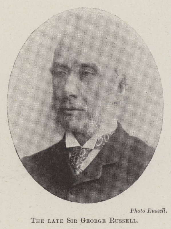 Den bortgångne Sir George Russell av English Photographer
