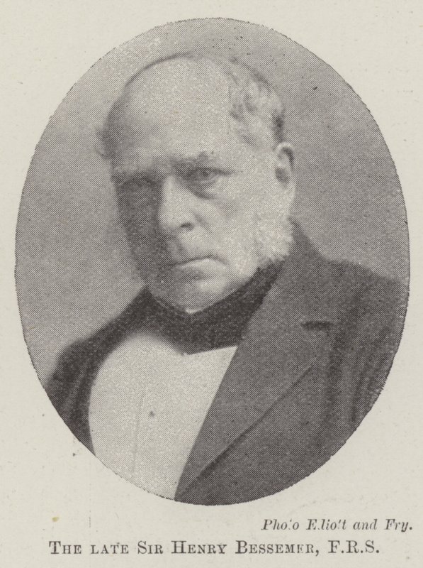 Den framlidne Sir Henry Bessemer, FRS av English Photographer