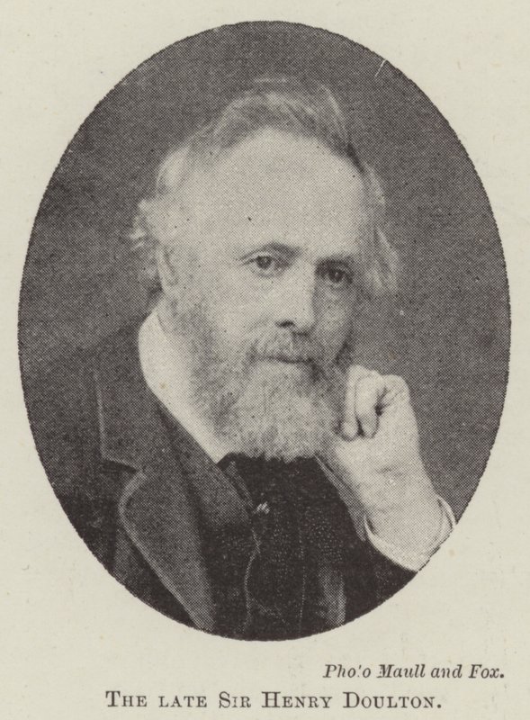 Den bortgångne Sir Henry Doulton av English Photographer